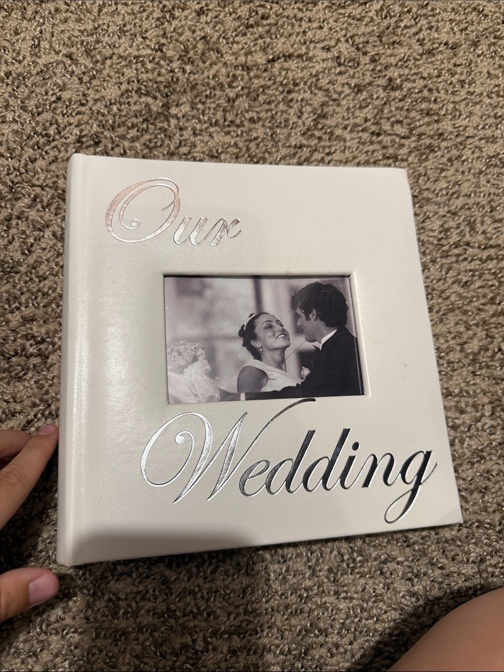 Our Wedding Photo Album - White Hardcover Keepsake